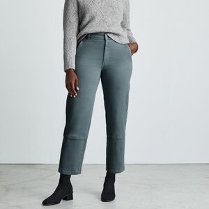 Everlane Utility Barrel Pants Dark Teal 6